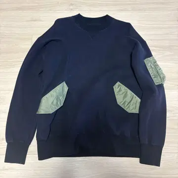 sacai 트레이닝복 21-02639M 사이즈 2 네이비