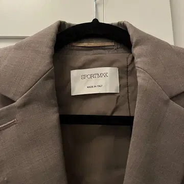 SPORTMAX 베이지 테일러드 자켓
