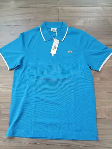 LACOSTE 피케 셔츠 사이즈 4 (L) 파랑 미사용 새상품
