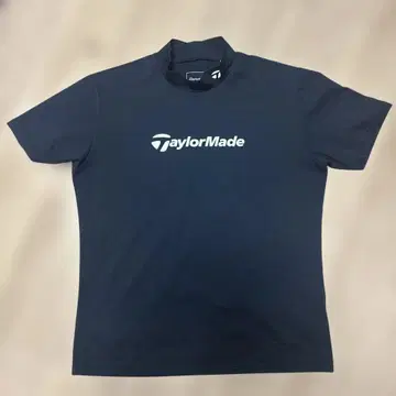 TaylorMade 블랙 M 사이즈 모크넥 셔츠