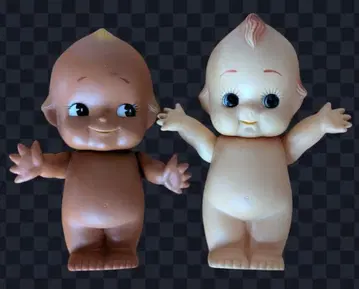 쇼와 레트로 큐피 인형 2체 세트