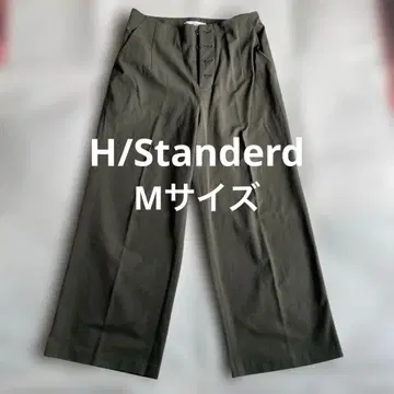 H/Standerd 올리브색 와이드 팬츠 M 사이즈