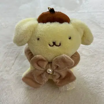 산리오 폼폼푸딩 리본 마스코트 홀더