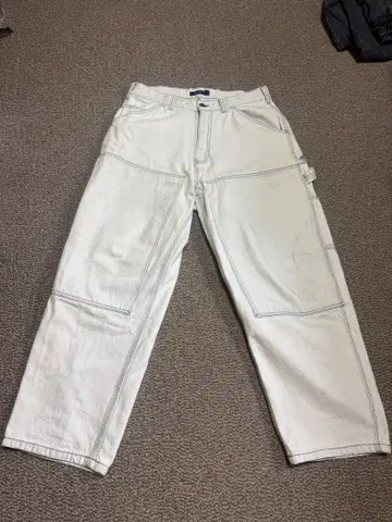 NAUTICA 더블니 페인터 화이트