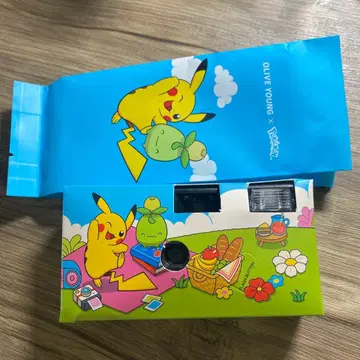 한국 한정판 올리브영 피카츄 포켓몬 카메라