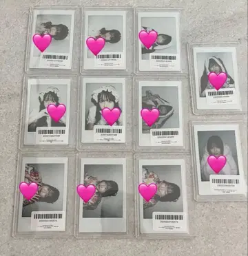 큐스트 사쿠라바 하루카 파루탄 촬영 폴라로이드 묶음 판매 11장