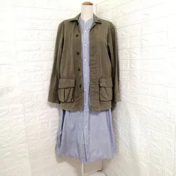 DENIM DUNGAREE 도킹 디자인 원피스
