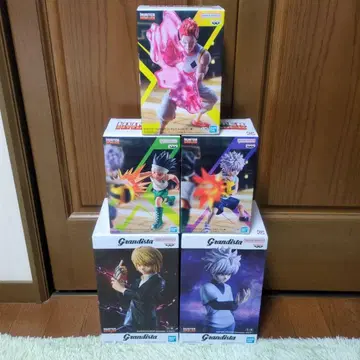 HUNTER x HUNTER 피규어 5개 세트 곤 키루아 히소카 크라피카