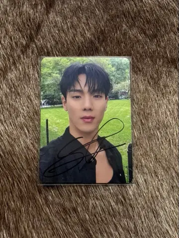 MONSTA X 사인 트레이딩 카드 셔누 SHOWNU