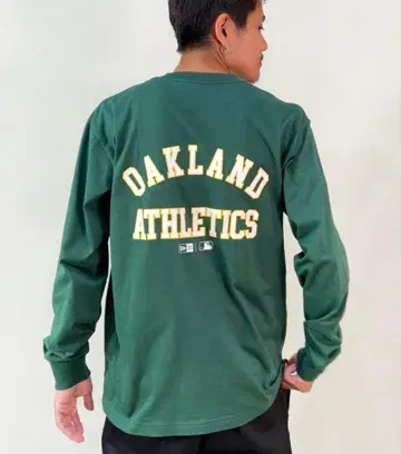 뉴에라 OAKLAND ATHLETICS 긴팔 티셔츠 사이즈 M