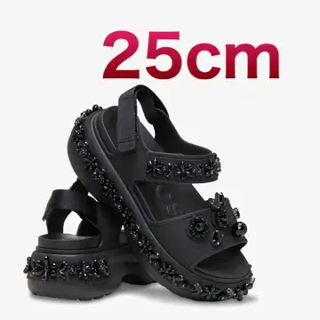 Simone Rocha Crocs Soho Sandal Black 25
