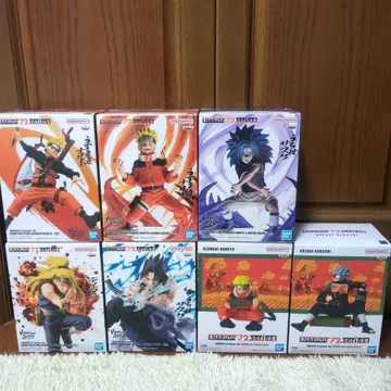 NARUTO 72 series 피규어 7체 세트 나루토 사스케 외
