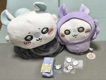 치이카와 모몽가 봉제 인형 가챠 에코백 제일복권 묶음 판매