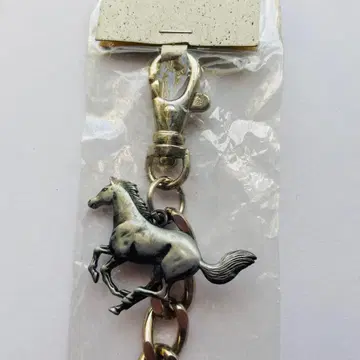 지갑 체인 말 모티브 미개봉 전체 길이 약 29cm 체인 폭 약 1cm