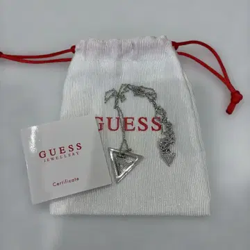 GUESS 실버 목걸이 삼각형