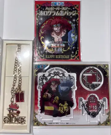 ONE PIECE 유스타스 키즈 벌스데이 굿즈 세트