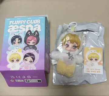 POP MART FLUFFY CLUB aespa 봉제 인형 윈터
