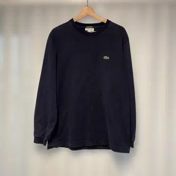 LACOSTE 네이비 긴팔 티셔츠 US M (일본 사이즈 L~XL)