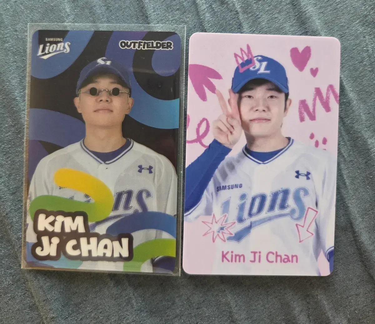 삼성 라이온즈 김지찬 선수 카드