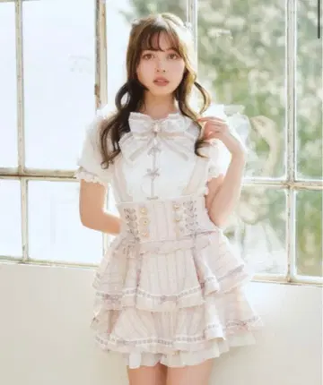 미개봉 새상품 택 포함 리본 레이스 카라 블라우스 리즈리사 핑크 완판템
