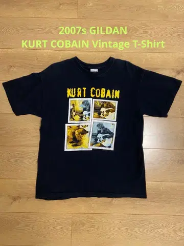 기간 한정 판매 KURT COBAIN 카트 코베인 T셔츠 NIRVANA