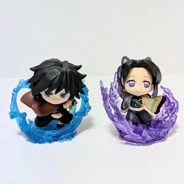 가샤폰 피규어 아소토 A상 토미오카 기유 코쵸우 시노부 세트