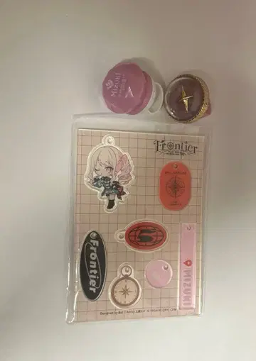 아키야마 미즈키 링 라이트 세카라이 미니 캐릭터 아크릴 키링