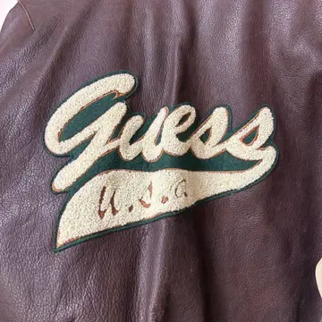 Guess 레어 빈티지 바시티 자켓