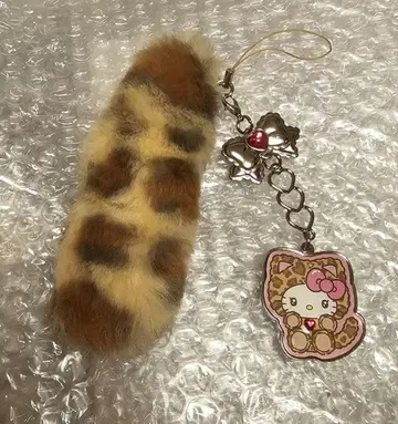 산리오 갸루 고양이 스트랩 키티