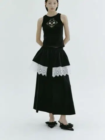 [ minjukim ] LACE SKIRT PANTS 38 한국 구매품