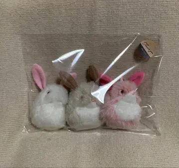 몬슈유 토끼 봉제 인형 마스코트 3개 세트