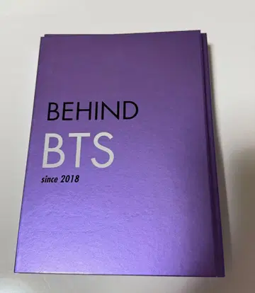 BEHIND BTS DICON 바인더 포토북