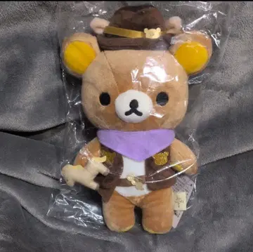 리락쿠마 스토어 한정판 설날 봉제 인형 십이지신 말 카우보이 리락쿠마