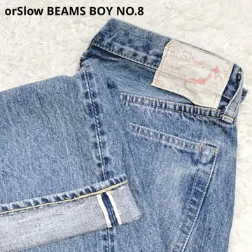 [ 새상품급 ] 오어슬로우 데님 팬츠 청바지 빔즈 별주 No.8 S