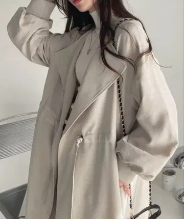 Ada. 내추럴 데일리 내추럴 무드 루즈핏 아우터 스프링 코트