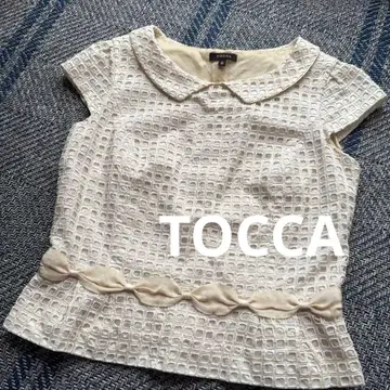 TOCCA 슬리브리스 레이스 리본 봄/여름 상의