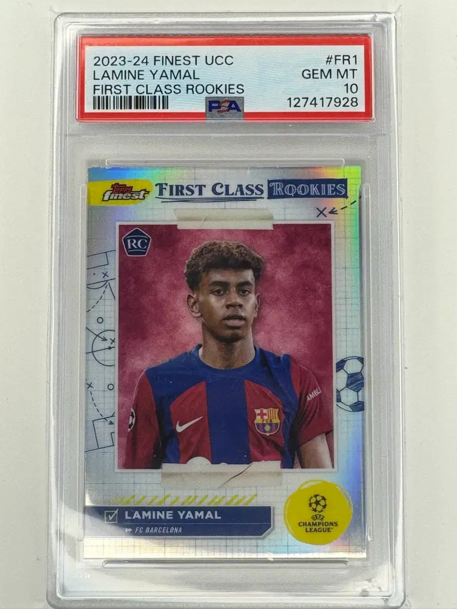 Topps 라민 야말 퍼스트 클래스 루키 PSA10