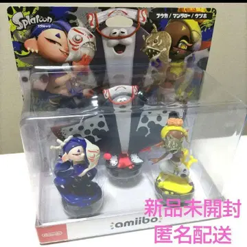 Splatoon3 스리미 연합 amiibo 후우카 우츠호 만타로 모동숲