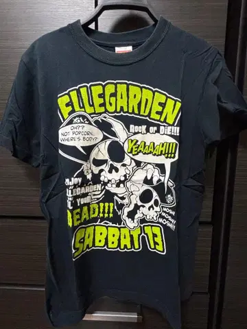 ELLEGARDEN SABBAT 13 티셔츠 S 사이즈 블랙