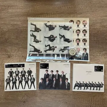 브라더 비트 Snow Man 클리어 파일 씰 마스킹 테이프 포함