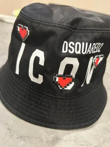 DSQUARED2 ICON 버킷햇 S 블랙