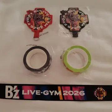 B'z 폰 탭 2종 & 마스킹 테이프 2종