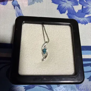 블루 지르콘 목걸이