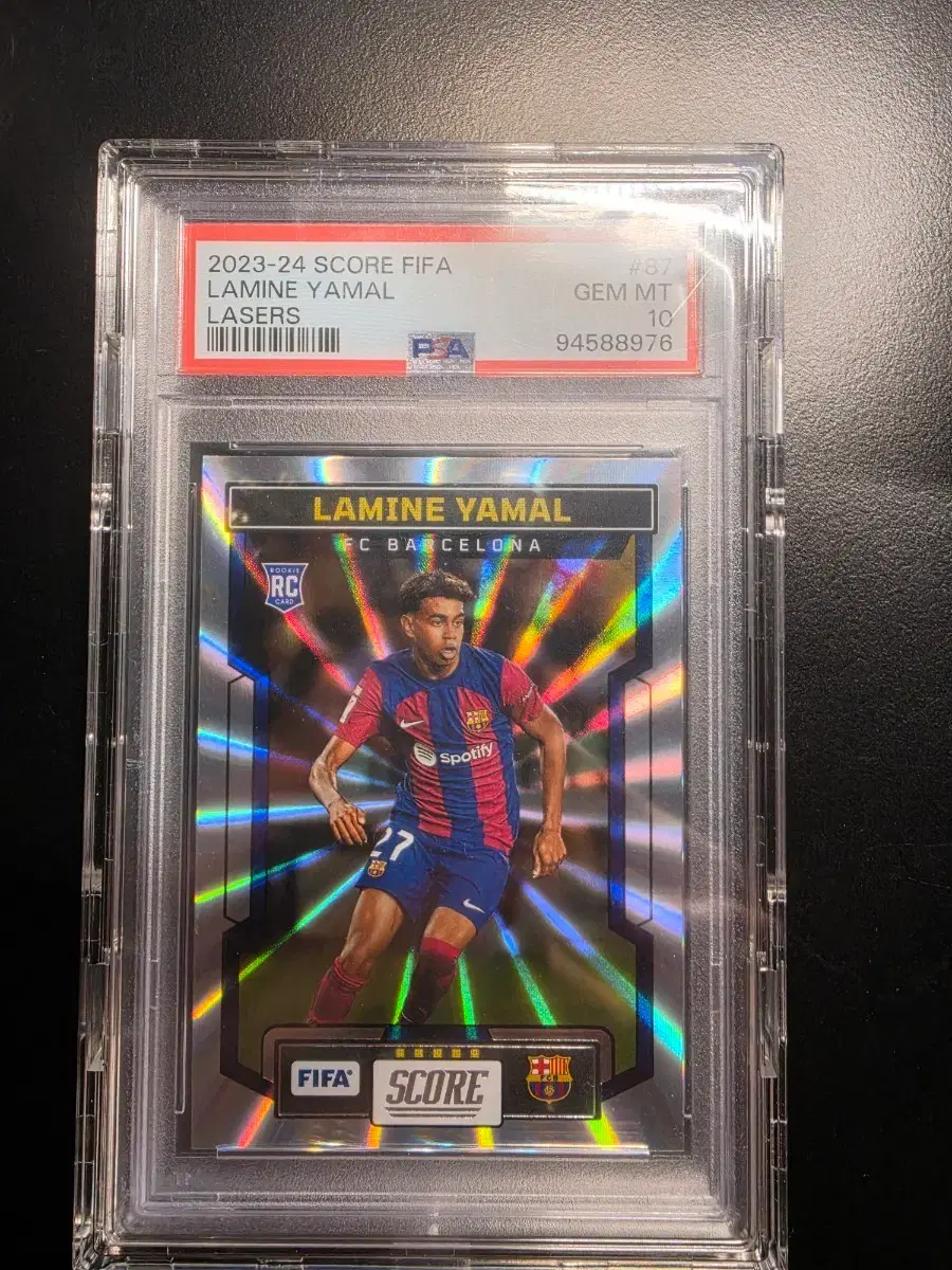 2023-24 라민 야말 Lasers PSA 10 카드 루키