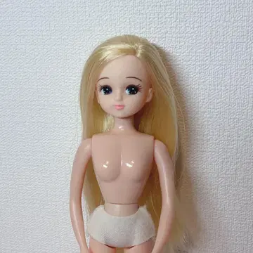 리카짱 캐슬 가로 가르마 스트레이트 헤어 (본체만)