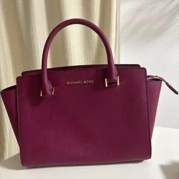 MICHAEL KORS 퍼플 핸드백