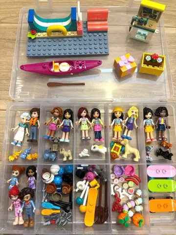 레고 프렌즈 묶음 판매 미니 피규어 14개 동물 잡화 세트 LEGO