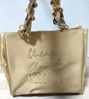 MOSCHINO 숄더백 골드