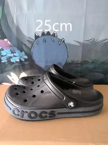 crocs 블랙 클로그 샌들 25cm