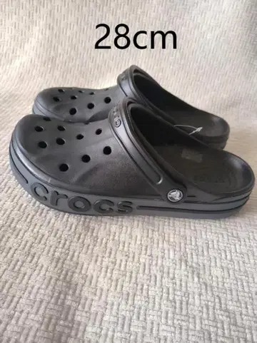 crocs 블랙 클로그 샌들 28cm